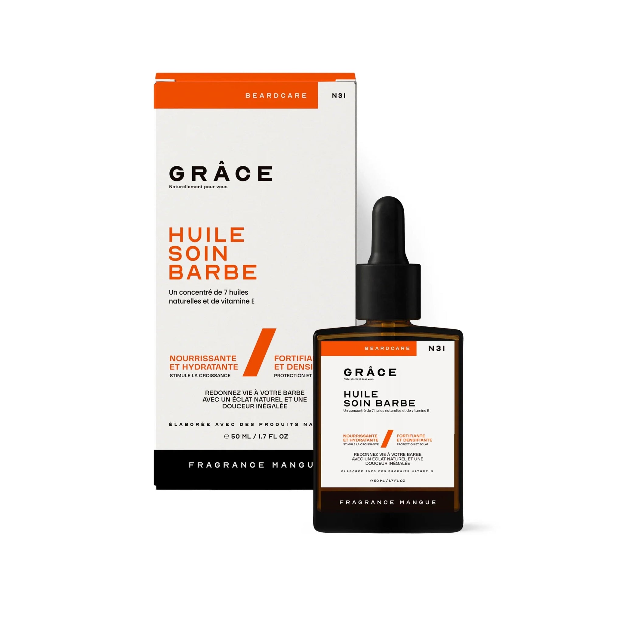 Huile à barbe mangue - Aya Cosmetique