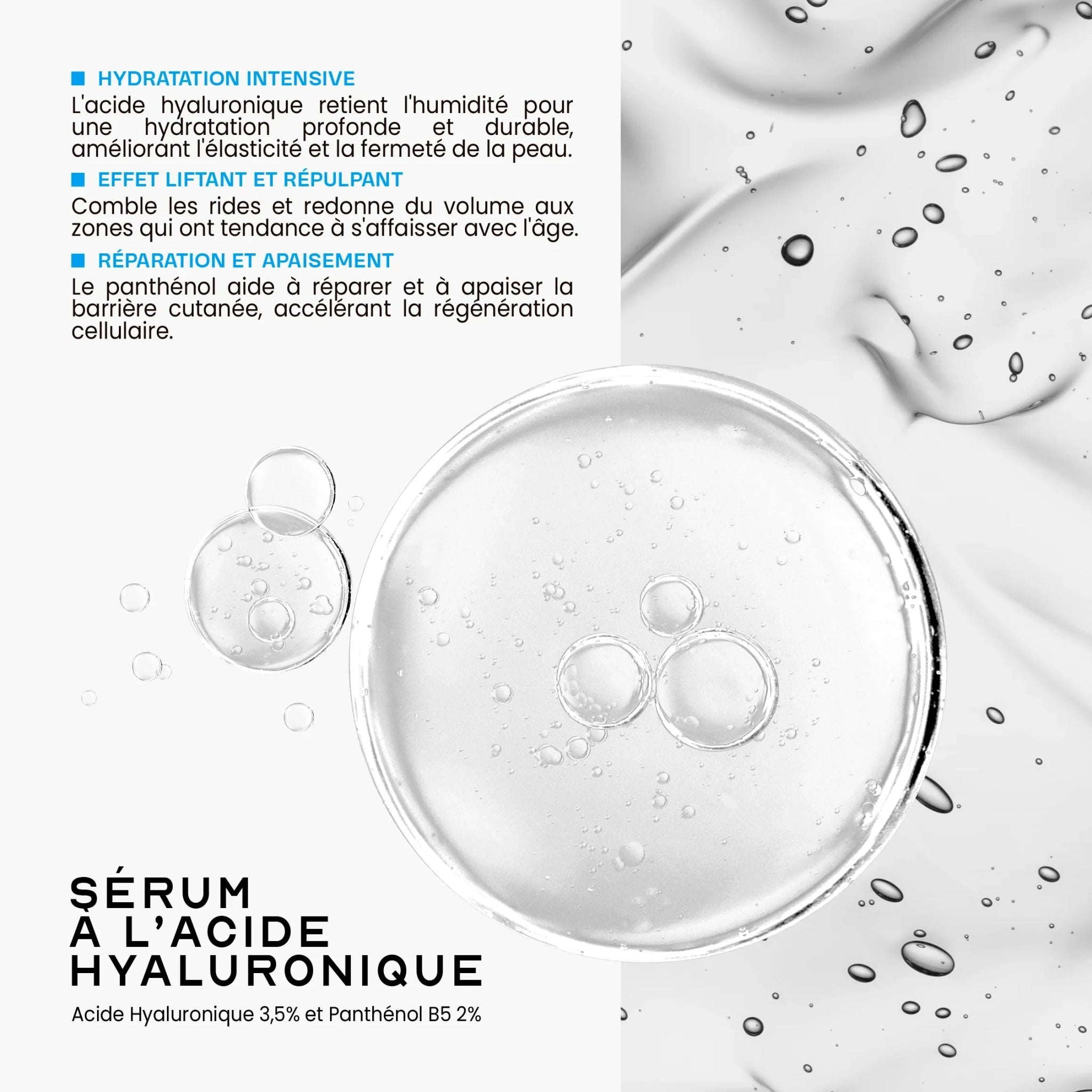 Sérum à l'acide Hyaluronique - Aya Cosmetique