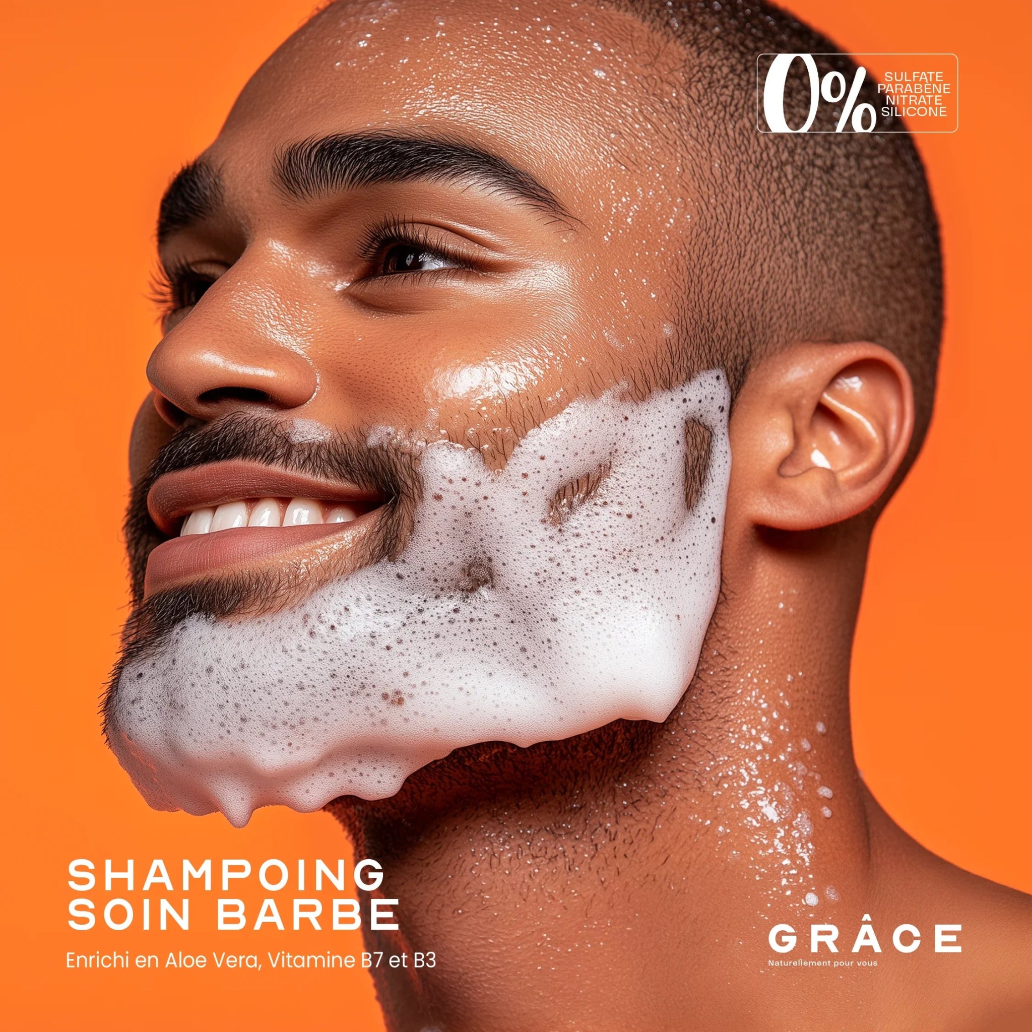 Shampoing soin à barbe mangue - Aya Cosmetique